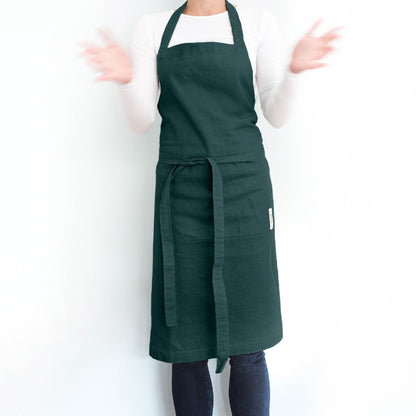 Linen Cotton Apron - Linen by Linen